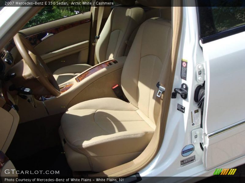 Arctic White / Cashmere 2007 Mercedes-Benz E 350 Sedan
