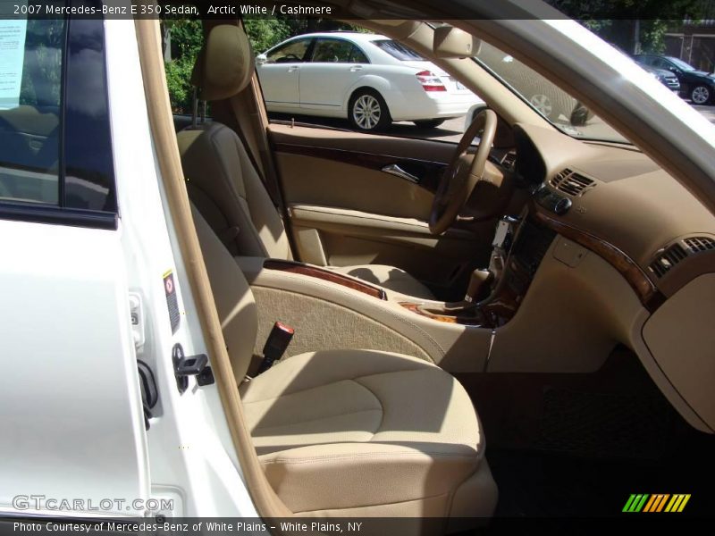 Arctic White / Cashmere 2007 Mercedes-Benz E 350 Sedan