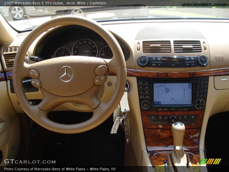 Arctic White / Cashmere 2007 Mercedes-Benz E 350 Sedan