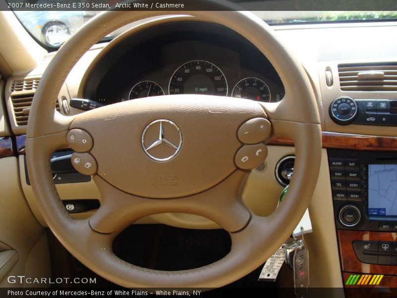 Arctic White / Cashmere 2007 Mercedes-Benz E 350 Sedan