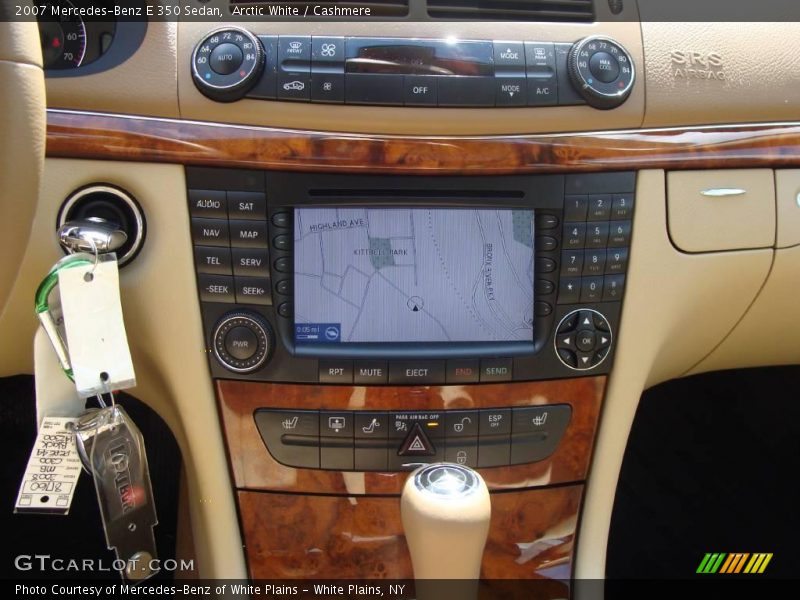Arctic White / Cashmere 2007 Mercedes-Benz E 350 Sedan