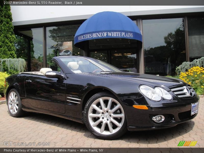 Black / Java 2007 Mercedes-Benz SL 550 Roadster