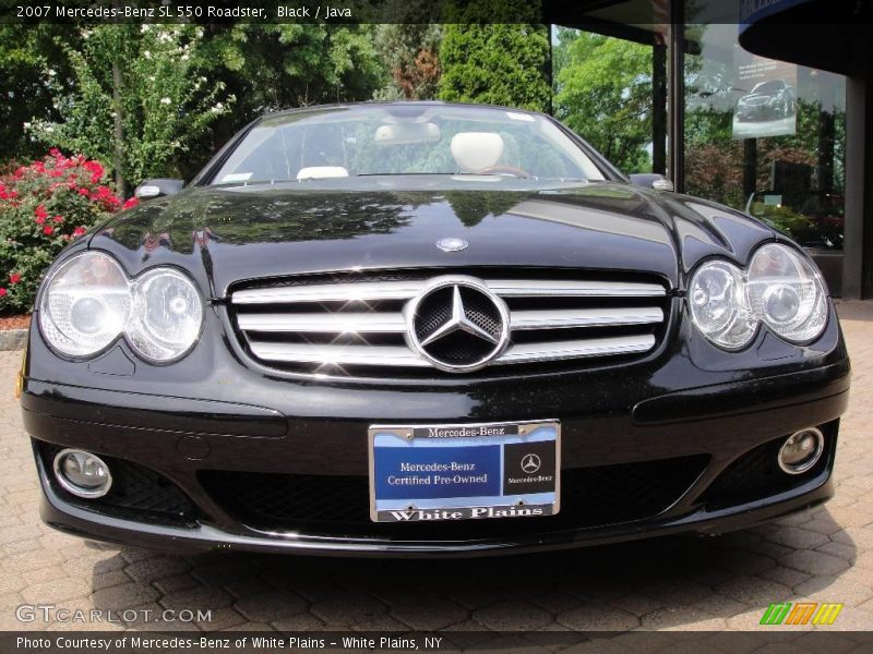 Black / Java 2007 Mercedes-Benz SL 550 Roadster