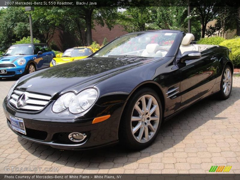 Black / Java 2007 Mercedes-Benz SL 550 Roadster