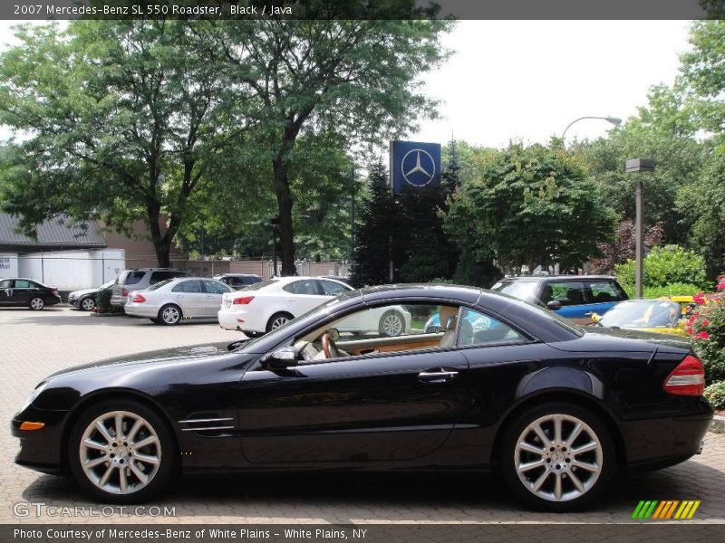 Black / Java 2007 Mercedes-Benz SL 550 Roadster