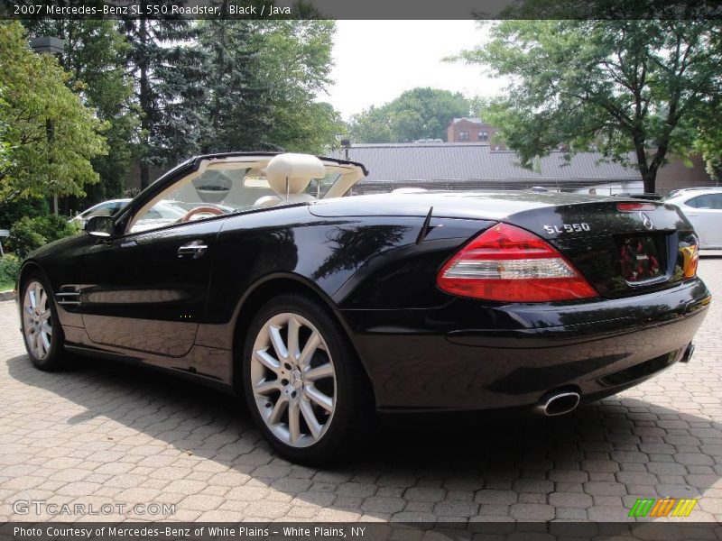 Black / Java 2007 Mercedes-Benz SL 550 Roadster