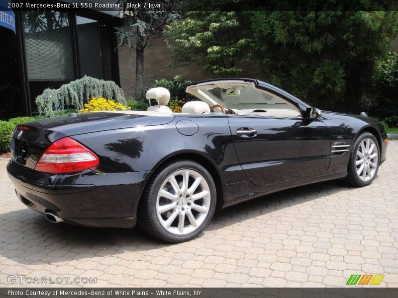 Black / Java 2007 Mercedes-Benz SL 550 Roadster