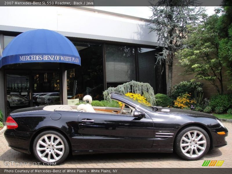 Black / Java 2007 Mercedes-Benz SL 550 Roadster
