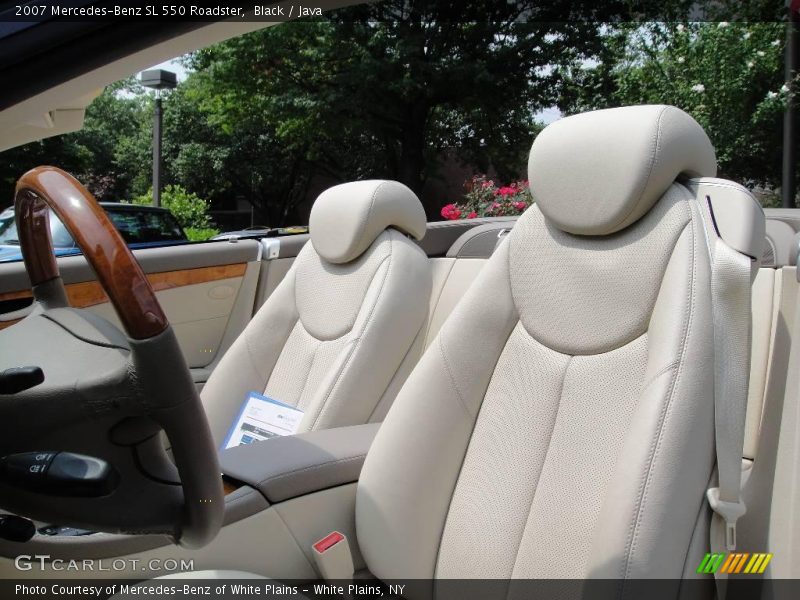 Black / Java 2007 Mercedes-Benz SL 550 Roadster