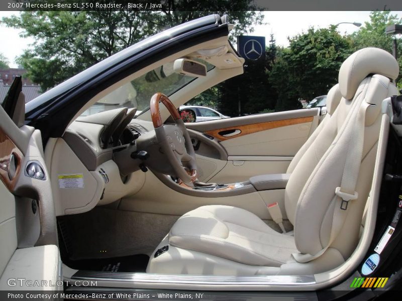 Black / Java 2007 Mercedes-Benz SL 550 Roadster