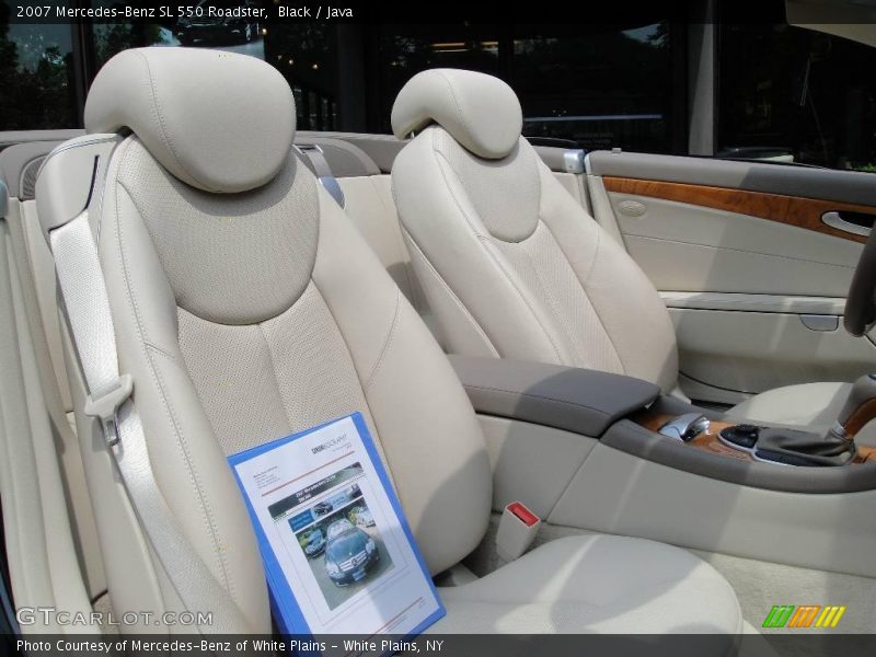 Black / Java 2007 Mercedes-Benz SL 550 Roadster