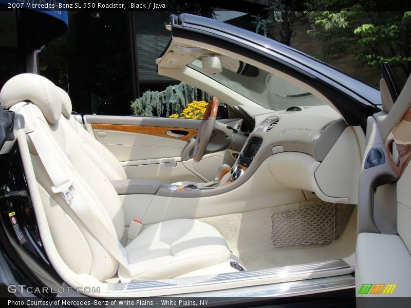 Black / Java 2007 Mercedes-Benz SL 550 Roadster