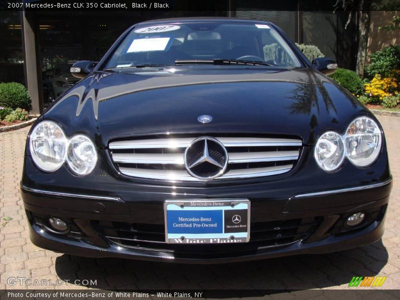 Black / Black 2007 Mercedes-Benz CLK 350 Cabriolet