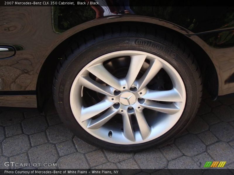 Black / Black 2007 Mercedes-Benz CLK 350 Cabriolet