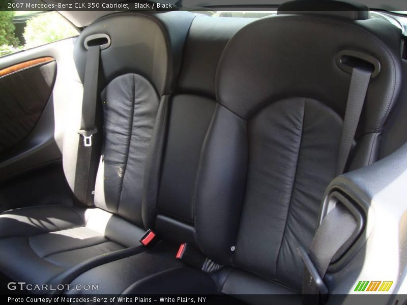 Black / Black 2007 Mercedes-Benz CLK 350 Cabriolet