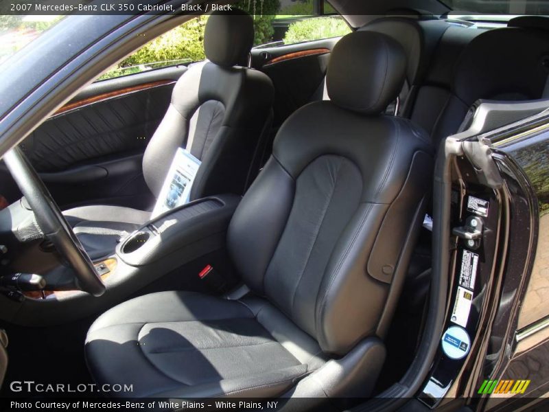 Black / Black 2007 Mercedes-Benz CLK 350 Cabriolet