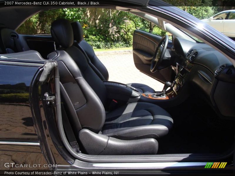 Black / Black 2007 Mercedes-Benz CLK 350 Cabriolet