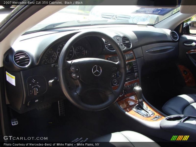 Black / Black 2007 Mercedes-Benz CLK 350 Cabriolet