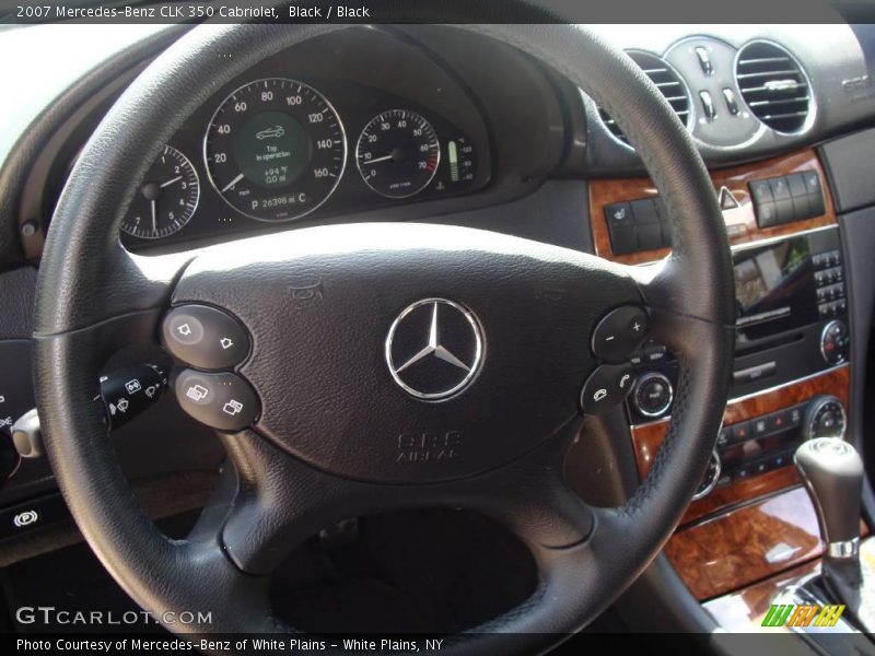 Black / Black 2007 Mercedes-Benz CLK 350 Cabriolet