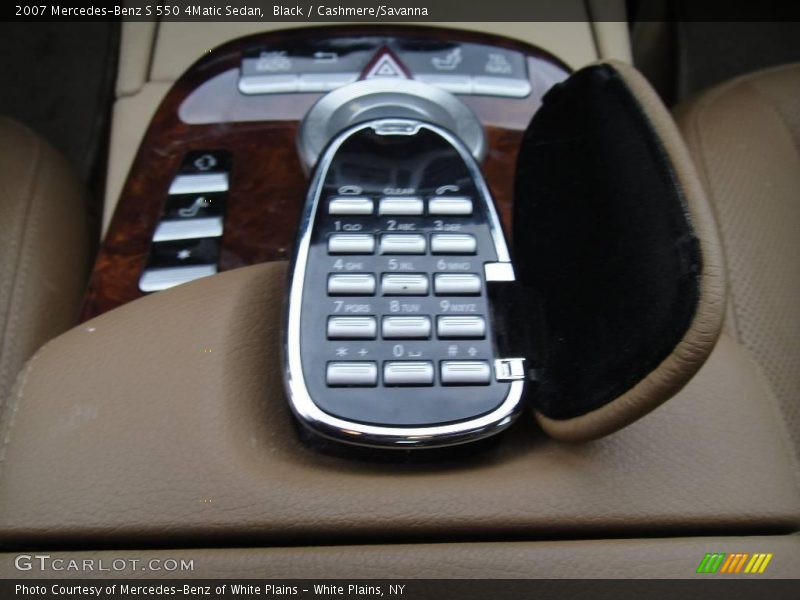 Black / Cashmere/Savanna 2007 Mercedes-Benz S 550 4Matic Sedan