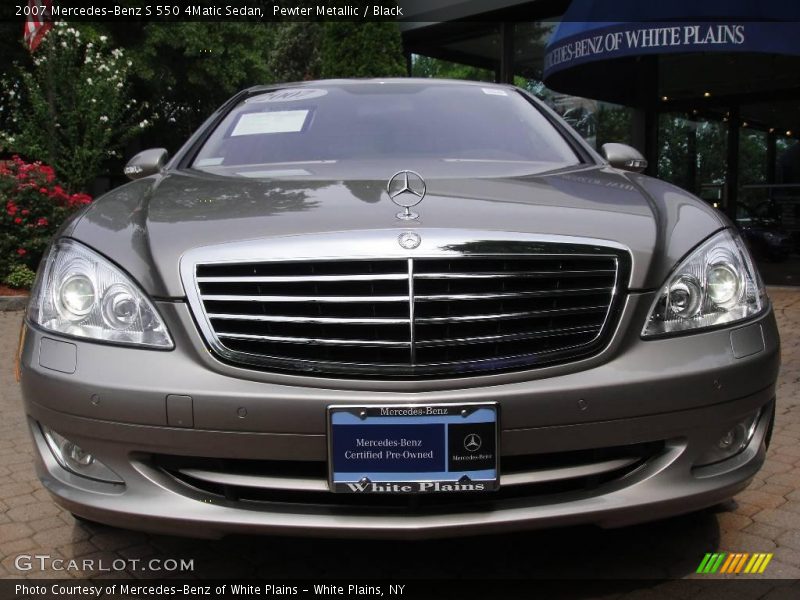 Pewter Metallic / Black 2007 Mercedes-Benz S 550 4Matic Sedan
