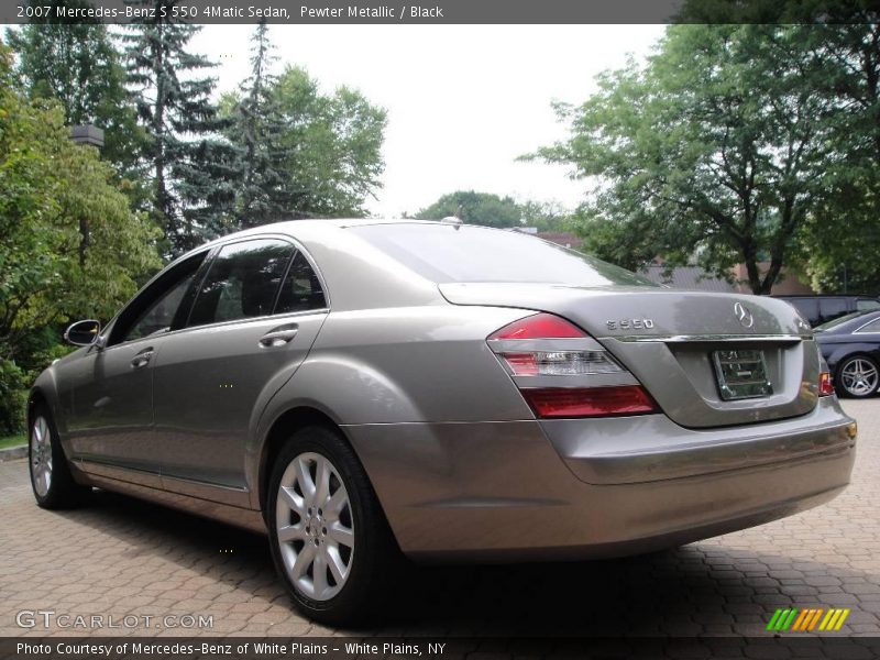 Pewter Metallic / Black 2007 Mercedes-Benz S 550 4Matic Sedan