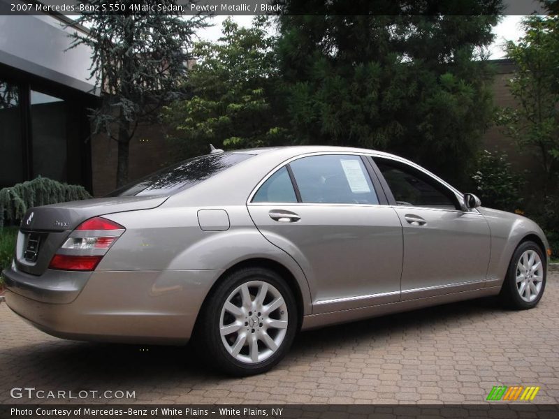Pewter Metallic / Black 2007 Mercedes-Benz S 550 4Matic Sedan