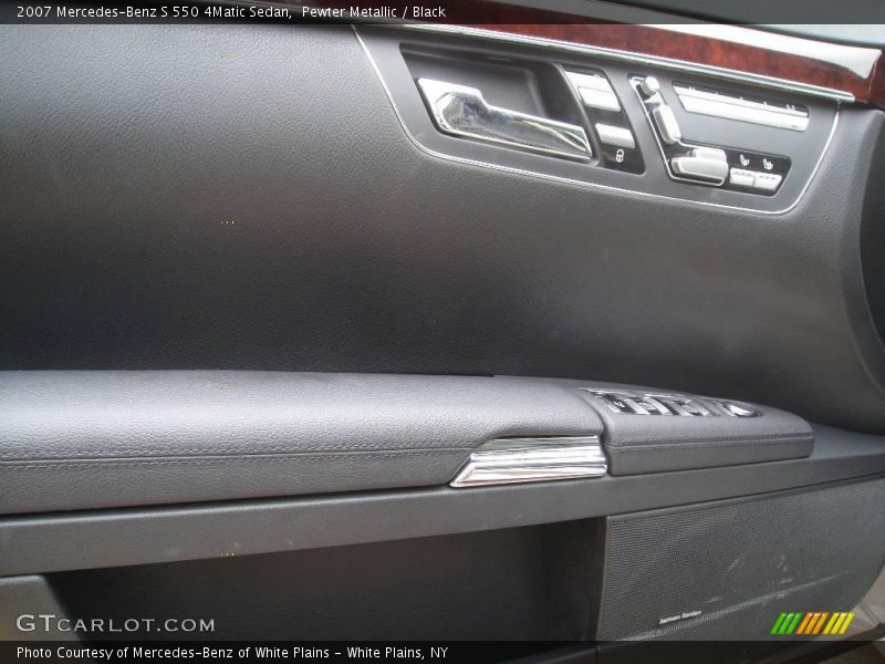 Pewter Metallic / Black 2007 Mercedes-Benz S 550 4Matic Sedan
