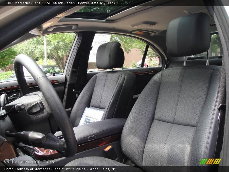 Pewter Metallic / Black 2007 Mercedes-Benz S 550 4Matic Sedan