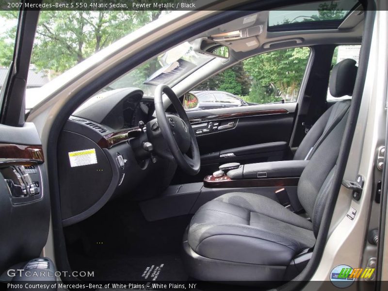 Pewter Metallic / Black 2007 Mercedes-Benz S 550 4Matic Sedan