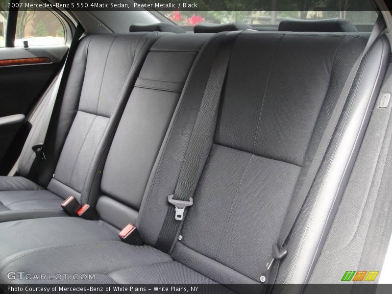Pewter Metallic / Black 2007 Mercedes-Benz S 550 4Matic Sedan