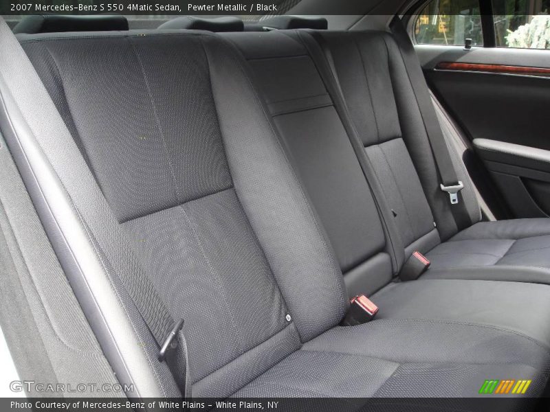 Pewter Metallic / Black 2007 Mercedes-Benz S 550 4Matic Sedan
