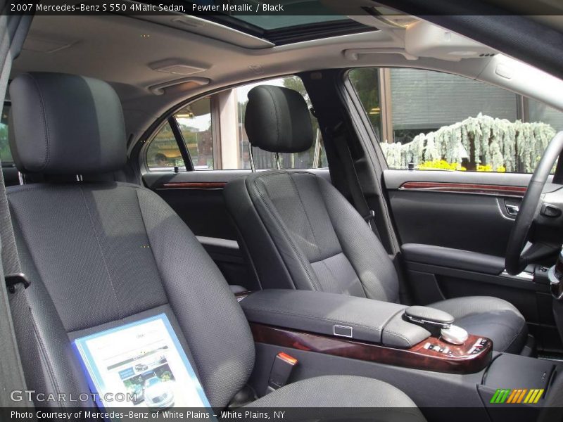 Pewter Metallic / Black 2007 Mercedes-Benz S 550 4Matic Sedan