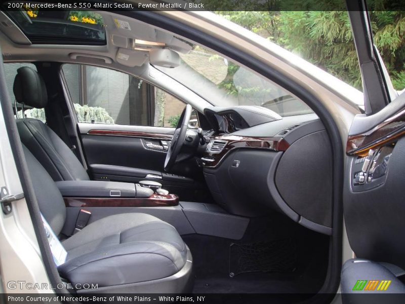 Pewter Metallic / Black 2007 Mercedes-Benz S 550 4Matic Sedan