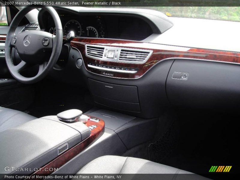 Pewter Metallic / Black 2007 Mercedes-Benz S 550 4Matic Sedan