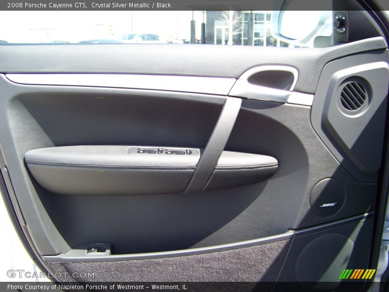 Crystal Silver Metallic / Black 2008 Porsche Cayenne GTS