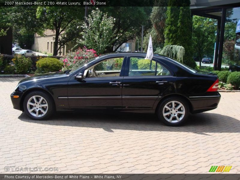 Black / Stone 2007 Mercedes-Benz C 280 4Matic Luxury