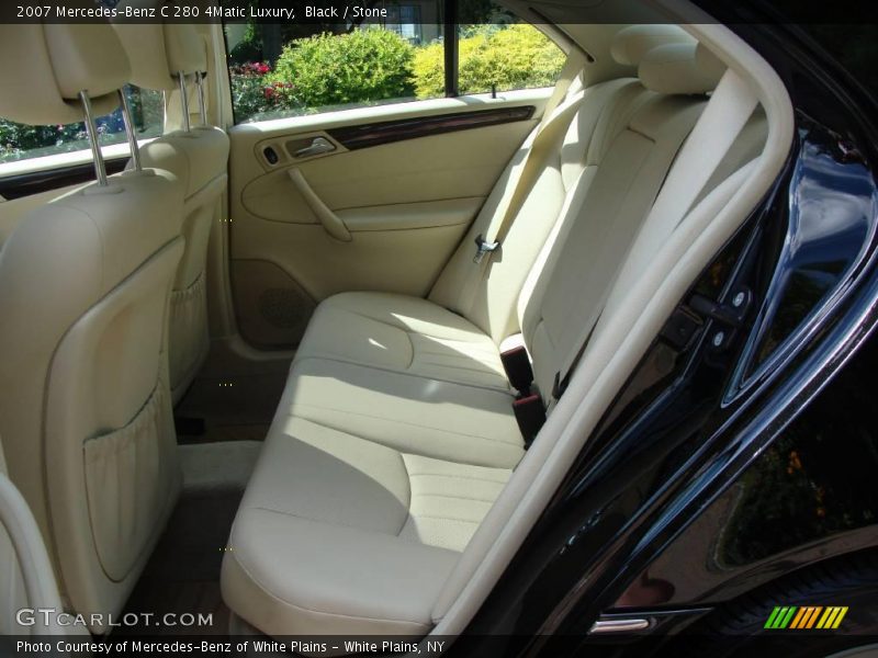 Black / Stone 2007 Mercedes-Benz C 280 4Matic Luxury