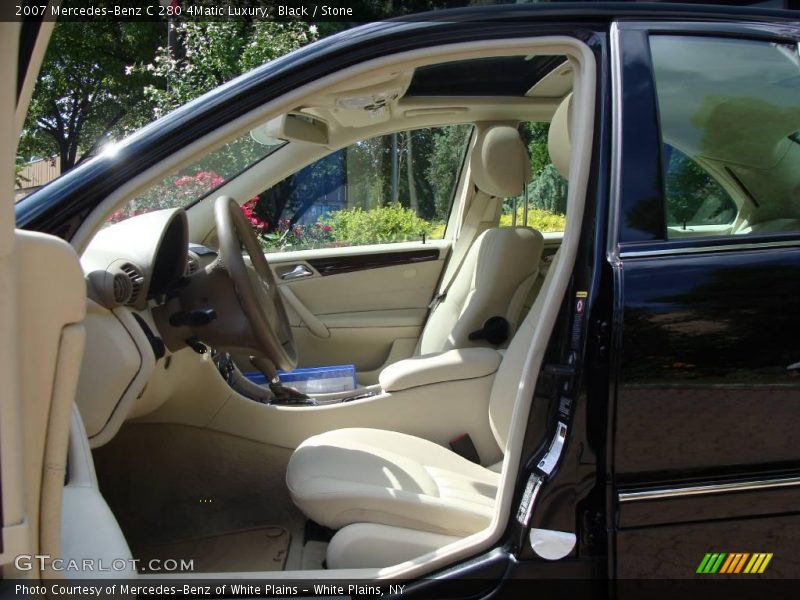 Black / Stone 2007 Mercedes-Benz C 280 4Matic Luxury