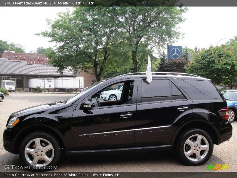 Black / Black 2008 Mercedes-Benz ML 350 4Matic