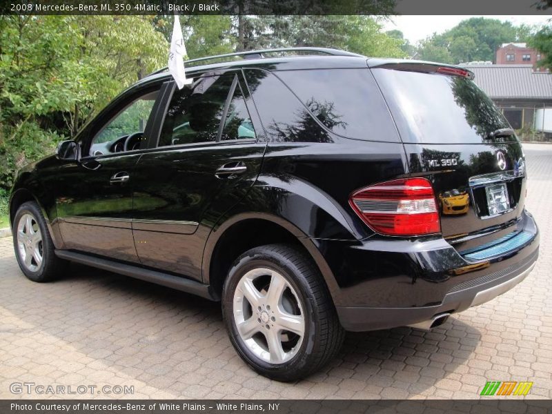 Black / Black 2008 Mercedes-Benz ML 350 4Matic