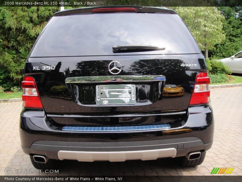 Black / Black 2008 Mercedes-Benz ML 350 4Matic