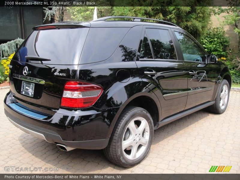 Black / Black 2008 Mercedes-Benz ML 350 4Matic