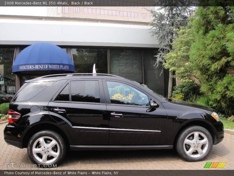 Black / Black 2008 Mercedes-Benz ML 350 4Matic