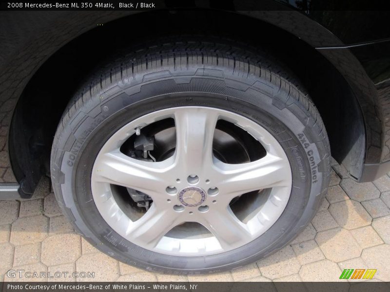 Black / Black 2008 Mercedes-Benz ML 350 4Matic
