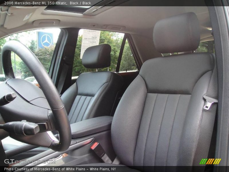 Black / Black 2008 Mercedes-Benz ML 350 4Matic
