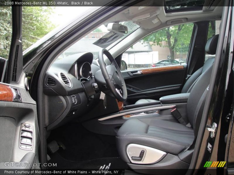 Black / Black 2008 Mercedes-Benz ML 350 4Matic