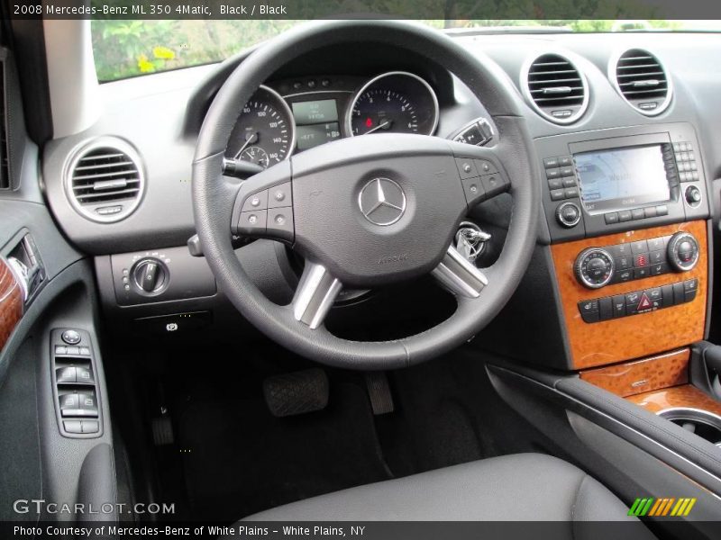 Black / Black 2008 Mercedes-Benz ML 350 4Matic