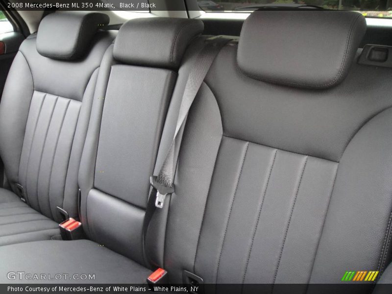 Black / Black 2008 Mercedes-Benz ML 350 4Matic