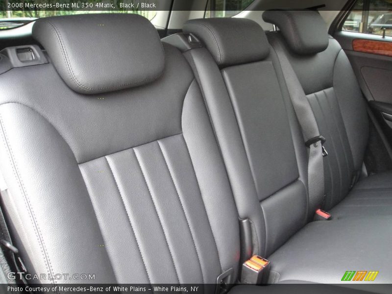Black / Black 2008 Mercedes-Benz ML 350 4Matic